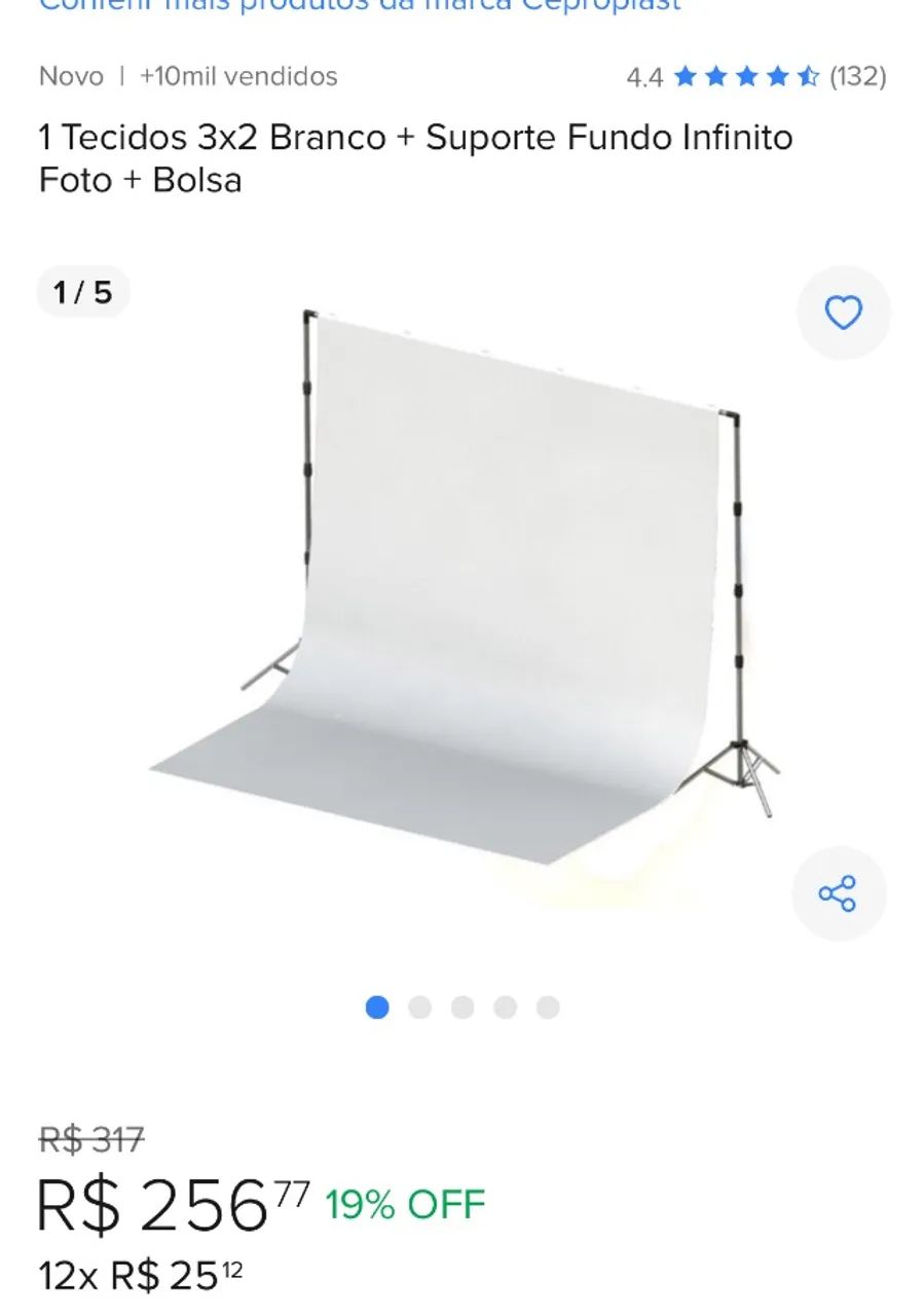 Fundo infinito fotográfico 