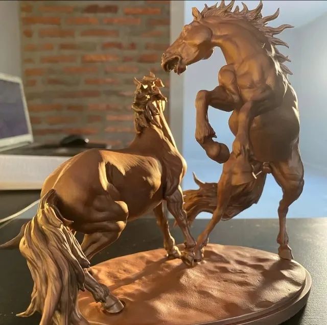 Estatueta de Cavalo em Resina 