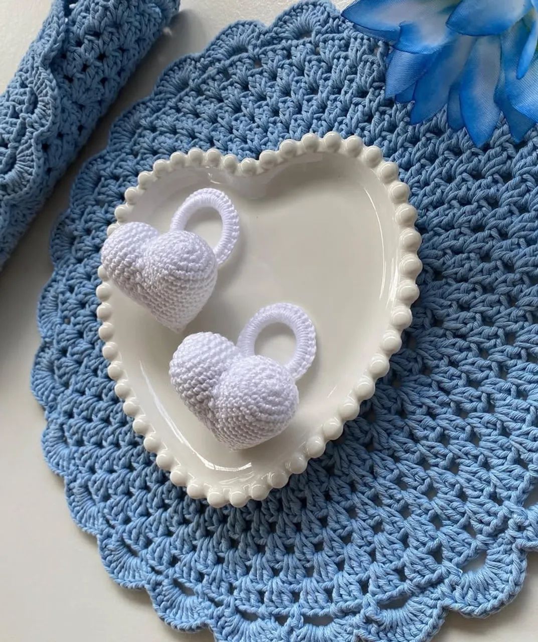 Sousplat de crochê - Foto 3