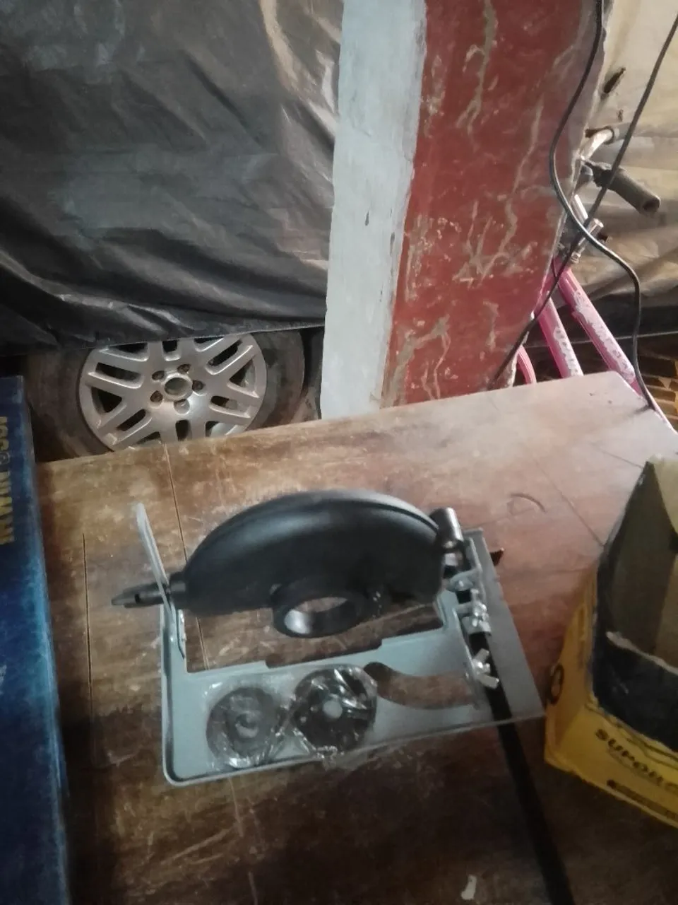 Serra Mármore com base e discos