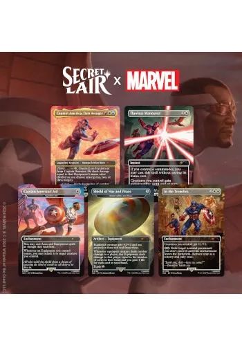 Secret Lair Marvel Capitão América (Não Foil)
