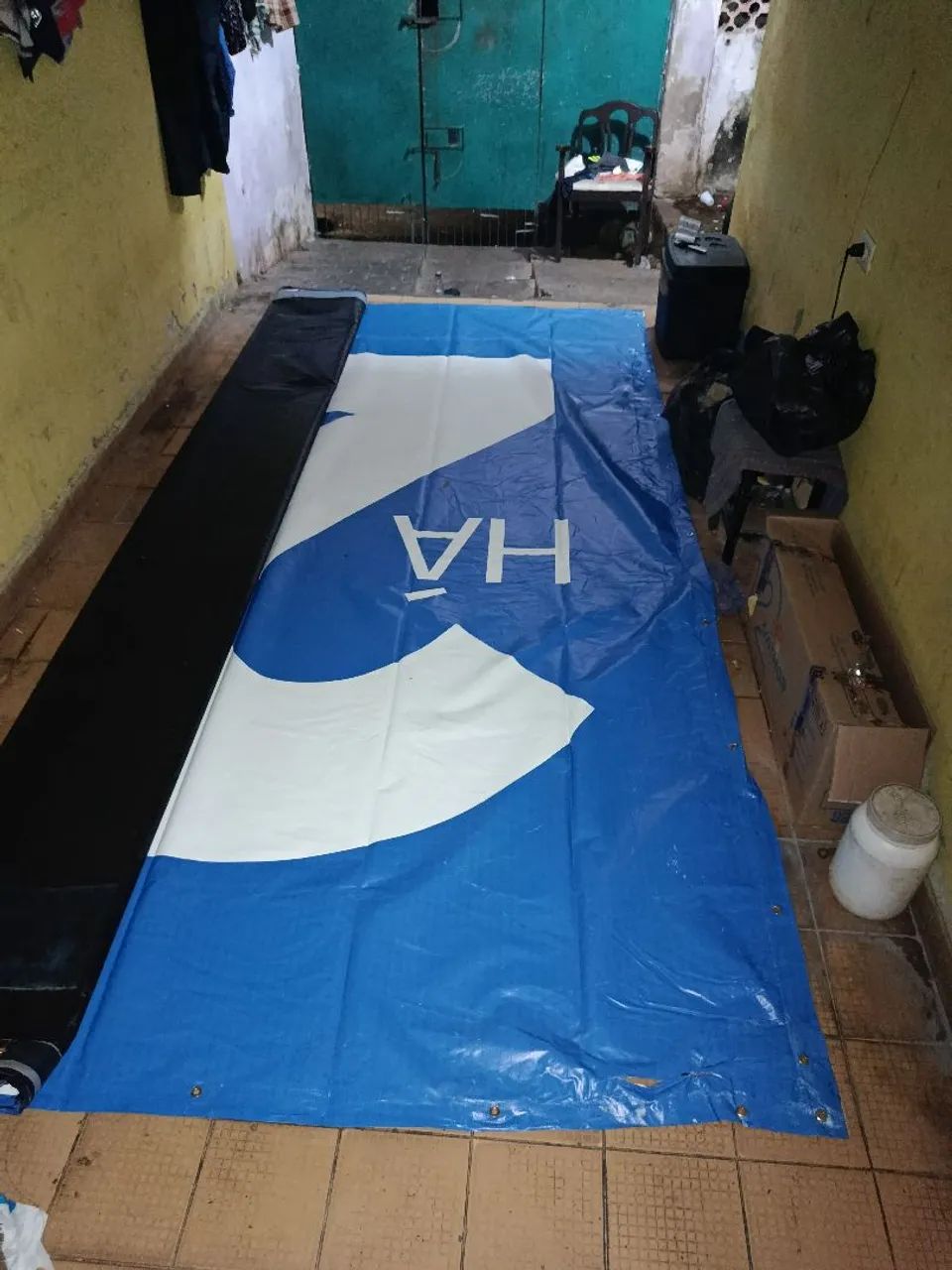 Lona 9,50x3,50 impermeável com ilhos - Foto 4