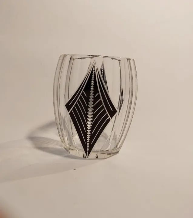 Cristal Art Deco, Copo Antigo. - Foto 2