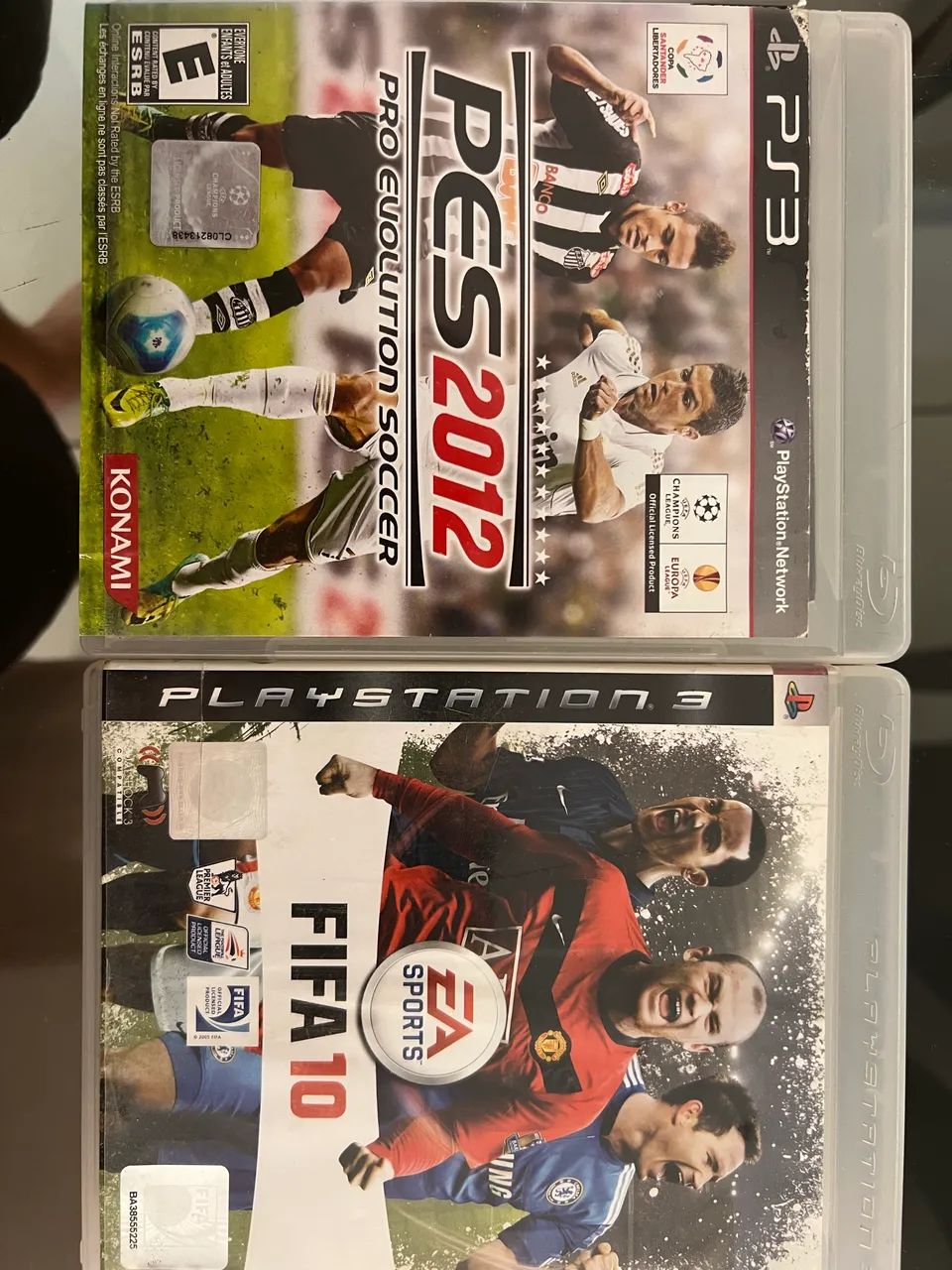 PÉS 2012 e FIFA 2010