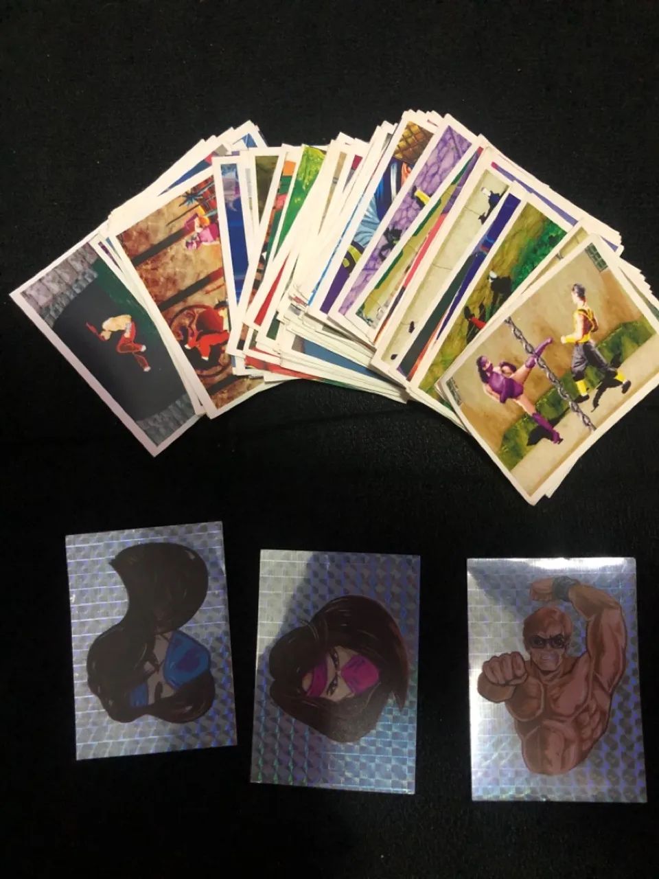 Lote 120 Figurinhas Mortal Kombat II Panini Sem Repetição 