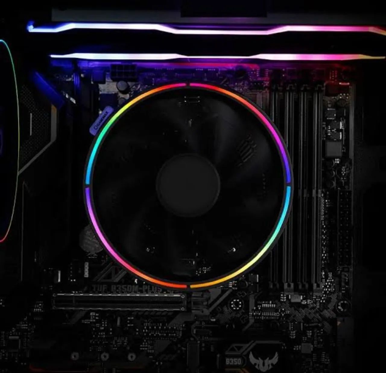 Cooler Processador Gamemax Gamma 200 RGB 120mm 95w 4 Pinos Novo Lacrado - Foto 2