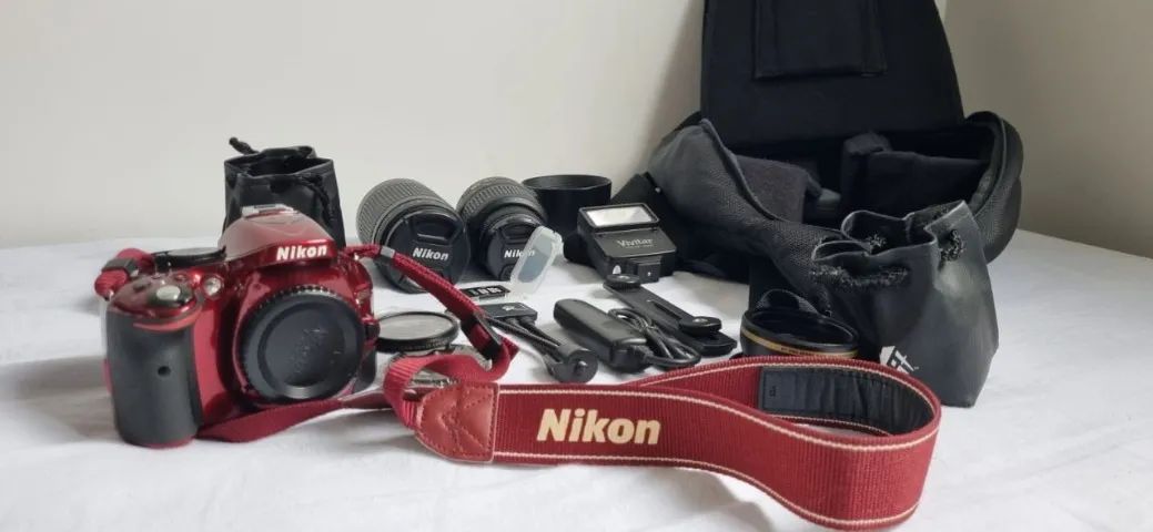 Nikon D5200 Vermelha: A Parceira Ideal para Seus Hobbies e Viagens! - Foto 4