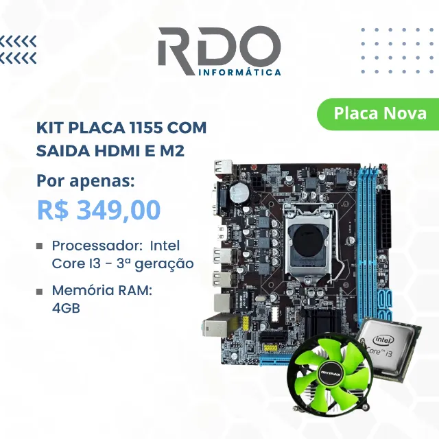 KIT para computador I3 3ª geração