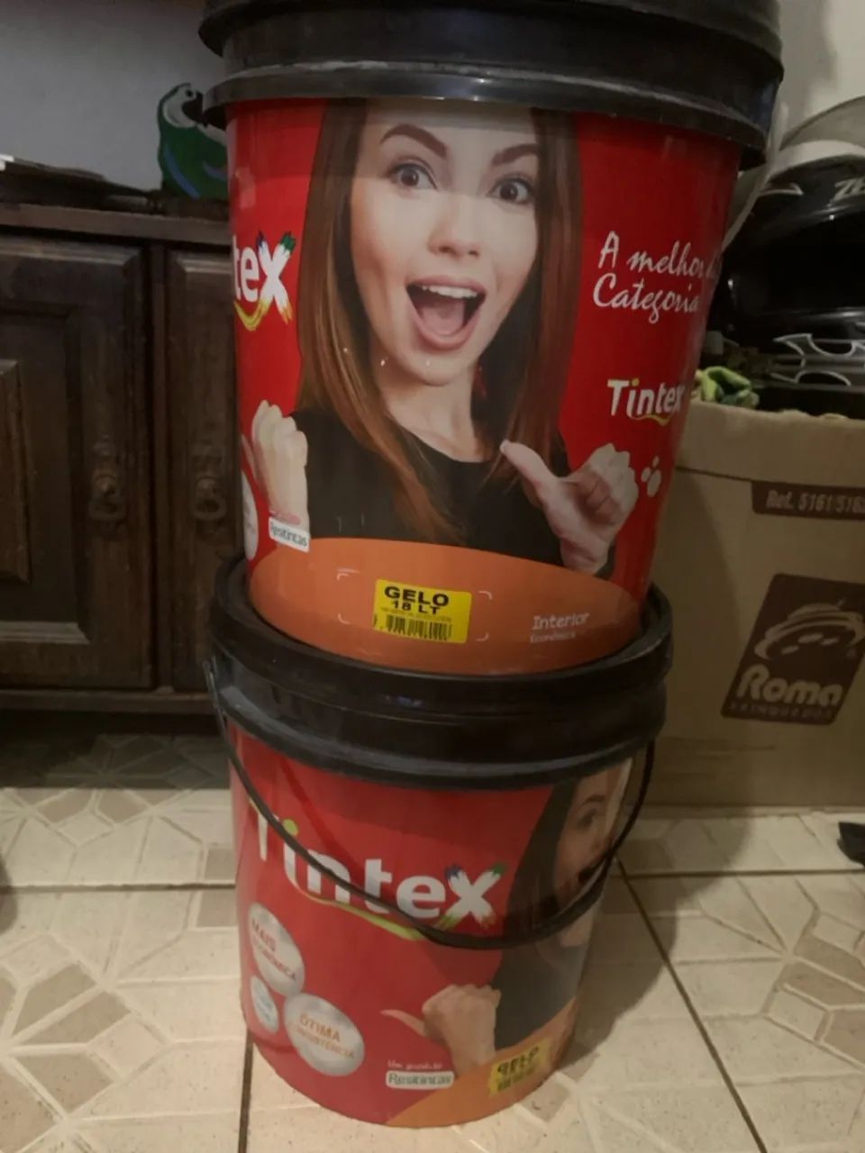 Latas de Tinta 18L Tintex