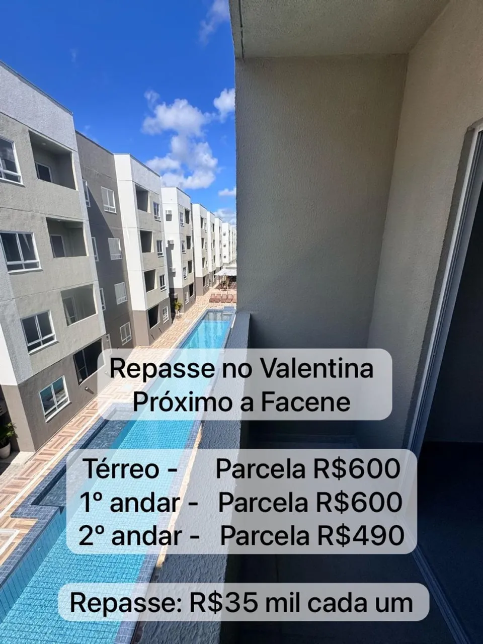 Repasses de apartamentos