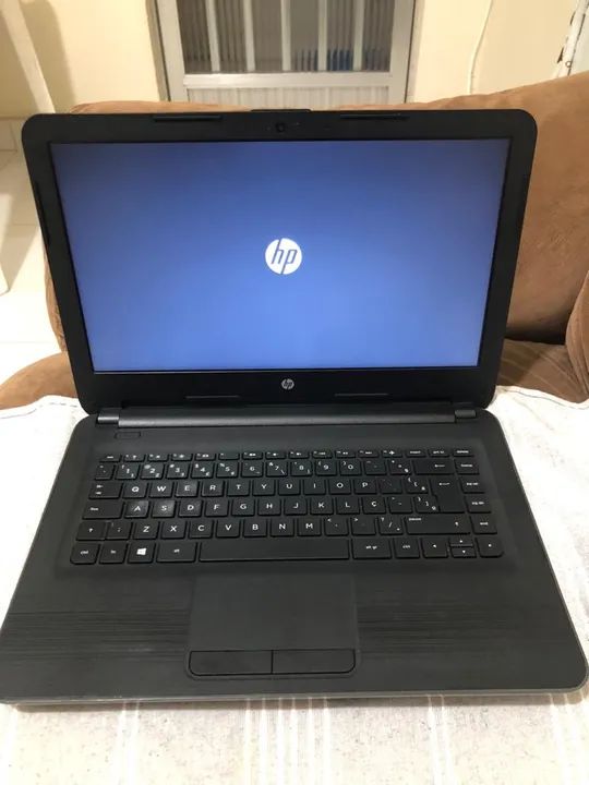Notebook HP i5 8gb 1,000 pra sair logo