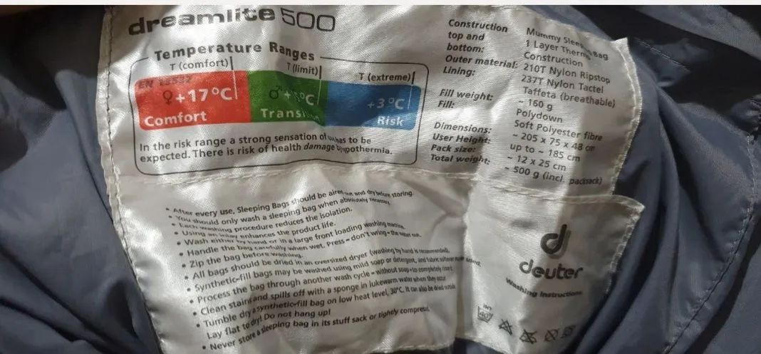 Saco de Dormir Deuter Dream 500 - Foto 3