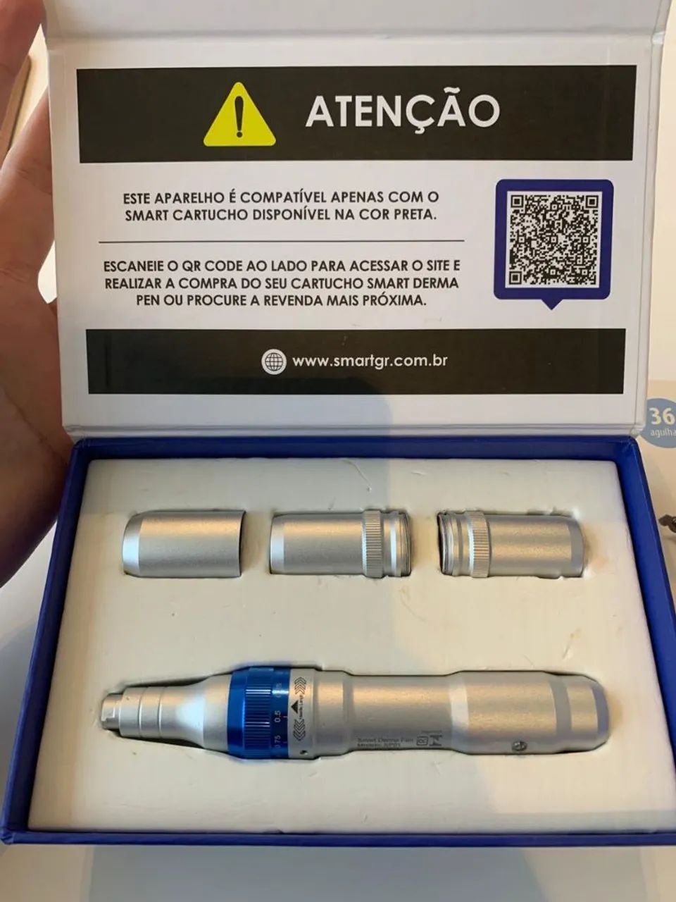 CANETA SMART DERMA PEN + CARTUCHOS - Foto 2