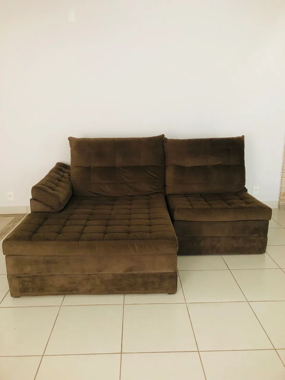 Sofá chaise retratil luxo - Foto 3