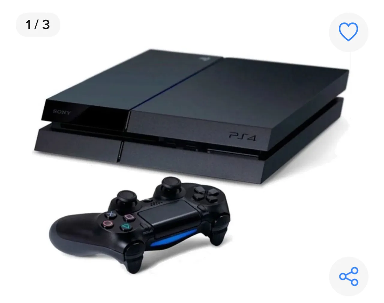 Playstation 4 (PS4) - Console Completo 500 GB