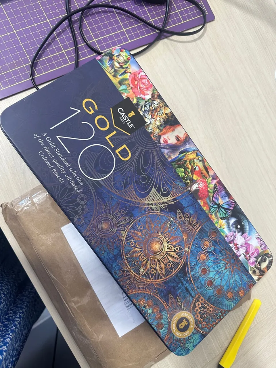 Lápis de cor Castle Gold 120 cores