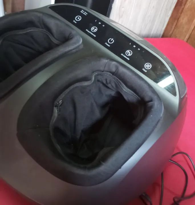 Massageador de pés com aquecimento - relaxe seus pés!