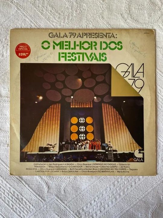 Disco de vinil - Gala 79 Apresenta - O Melhor dos Festivais