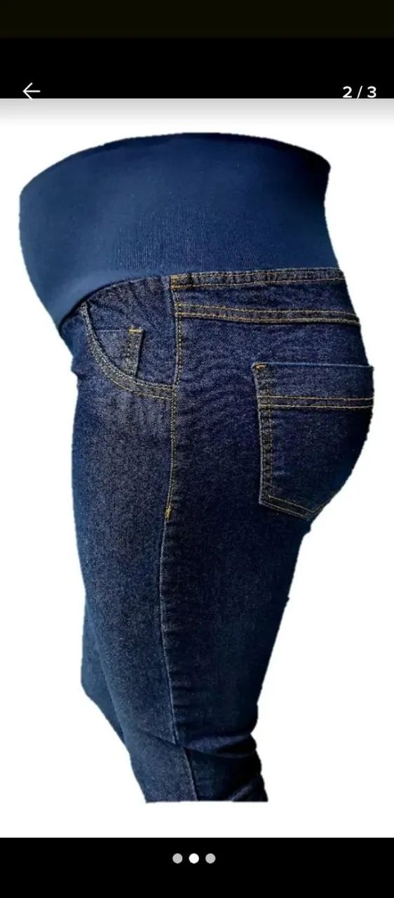Calça Jeans Gestante Confortável e Moderna