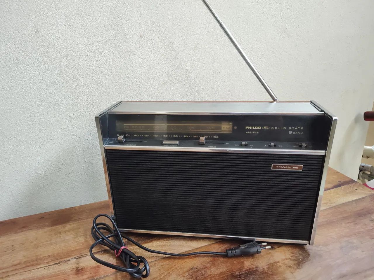 Rádio Philco Transglobe 9 band- REVISADO.