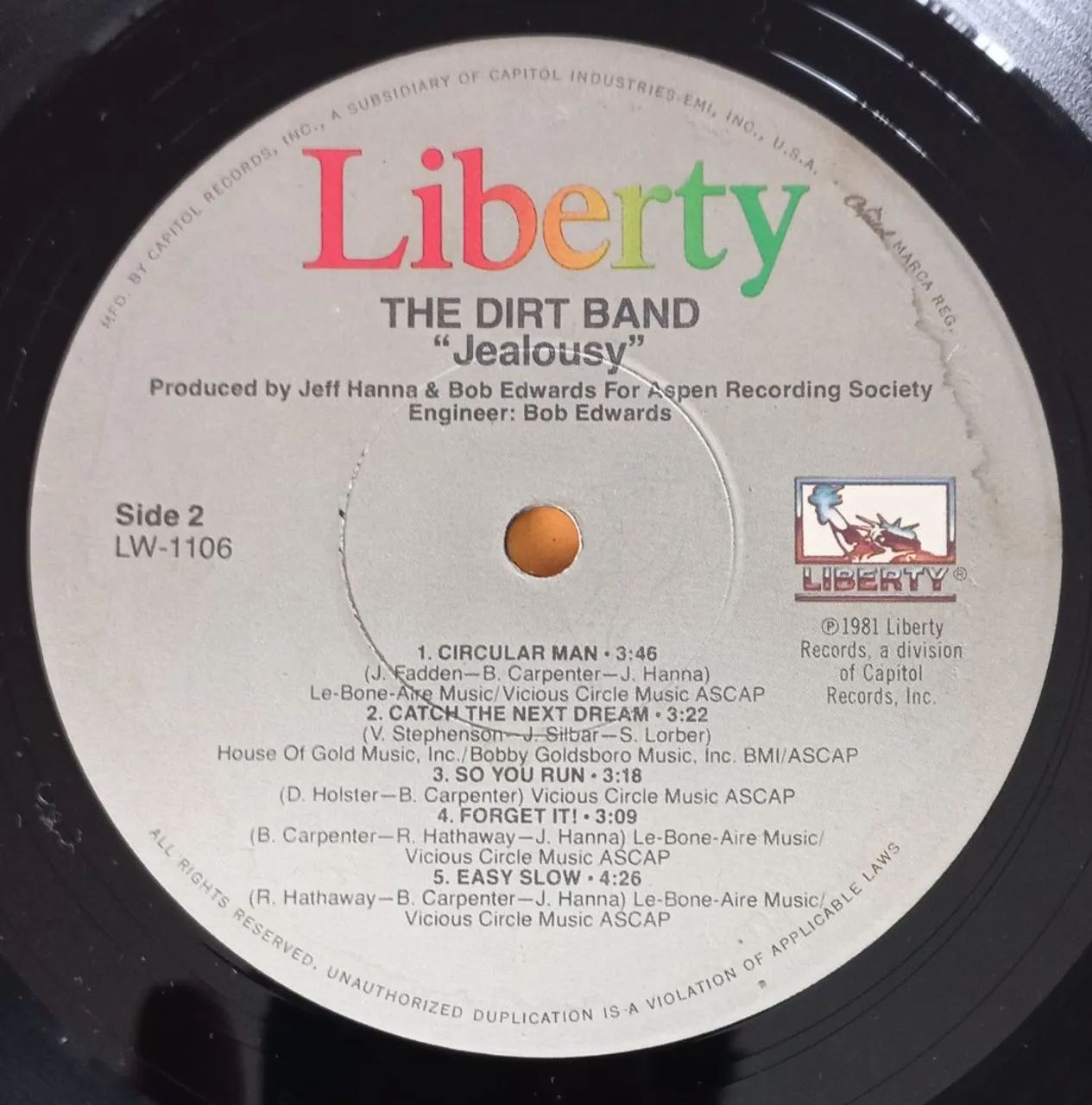 VENDO LP DISCO VINIL THE DIRT BAND - Foto 4