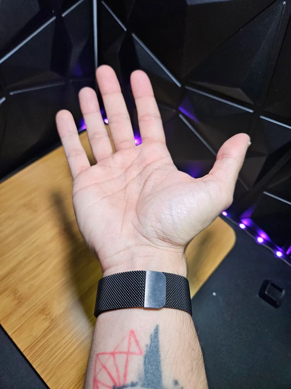Pulseira Milanese Black para Apple Watch ou similares - Foto 5