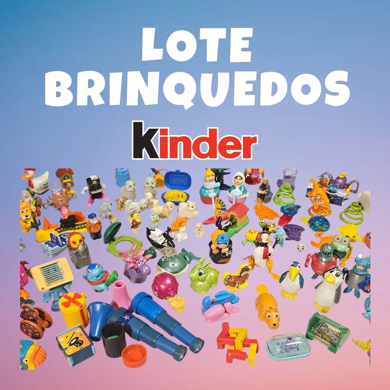 Coleção de miniaturas Kinder Ovo - lote