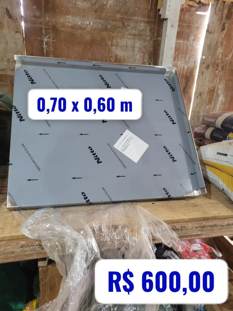 Tampos para bancada em inox