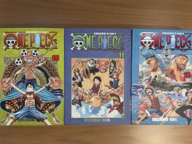 Coleção One Piece 3 Em 1 17 Volumes Mangás Decorativos, Seminovos (usado) - Foto 2