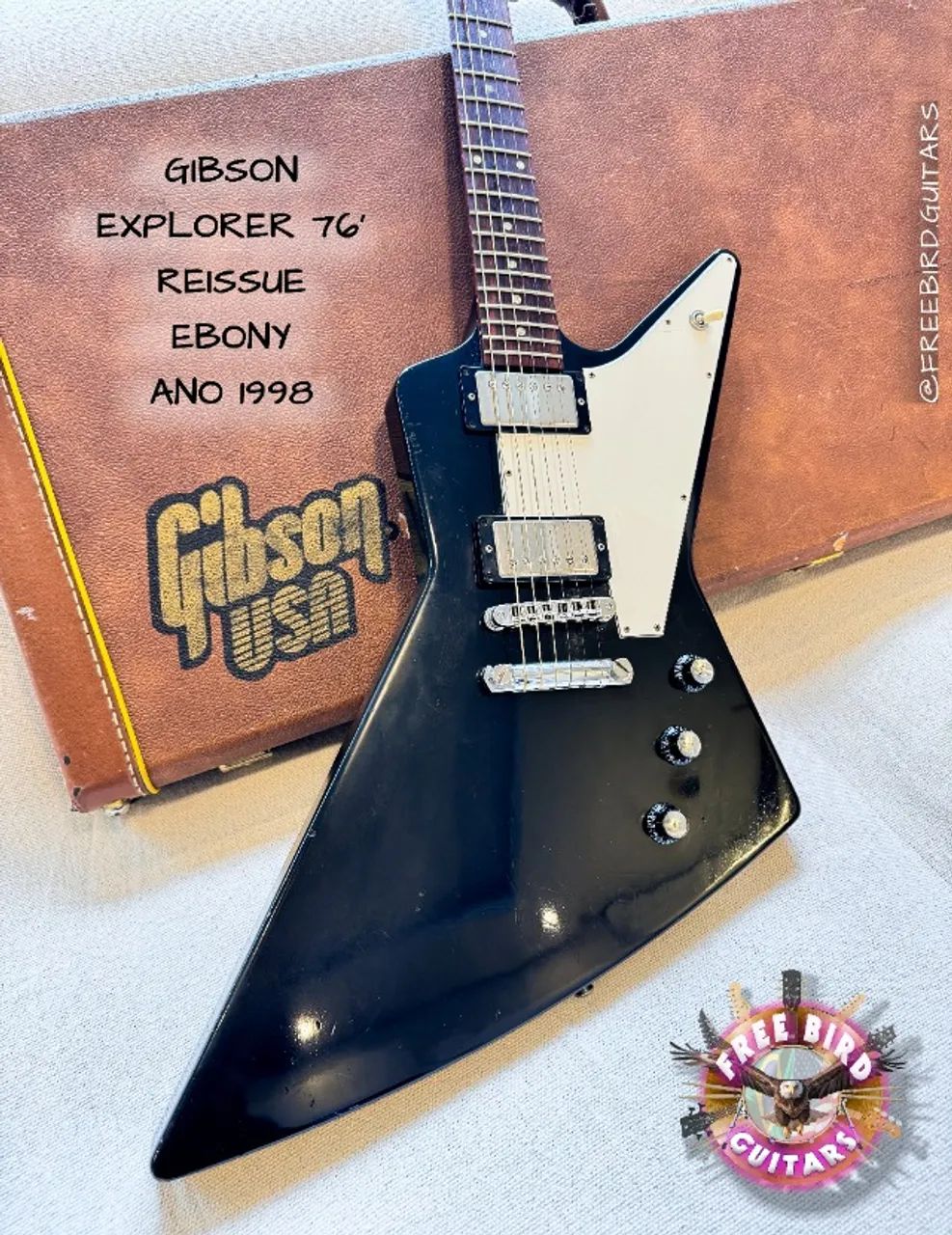 ギター Gibson Explorer 76 Reissue Ebony 2002 ギター Gibson