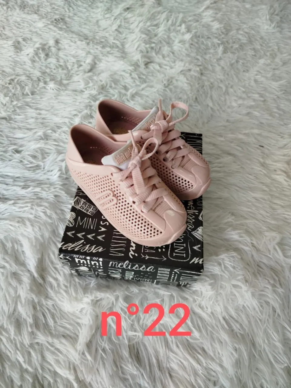 Tênis Infantil Mini Melissa Rosa N°22