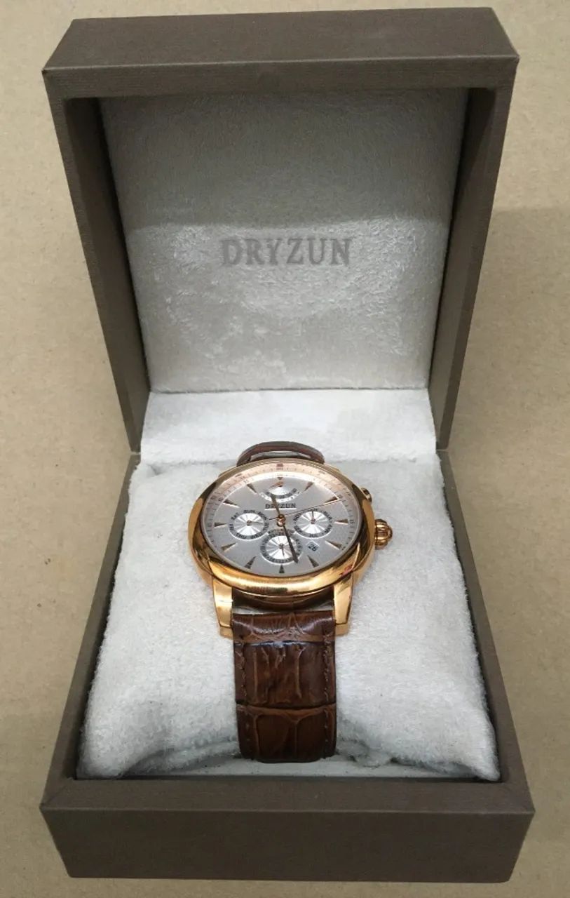 Relógio Dryzun Power Reserve Automático (novo)