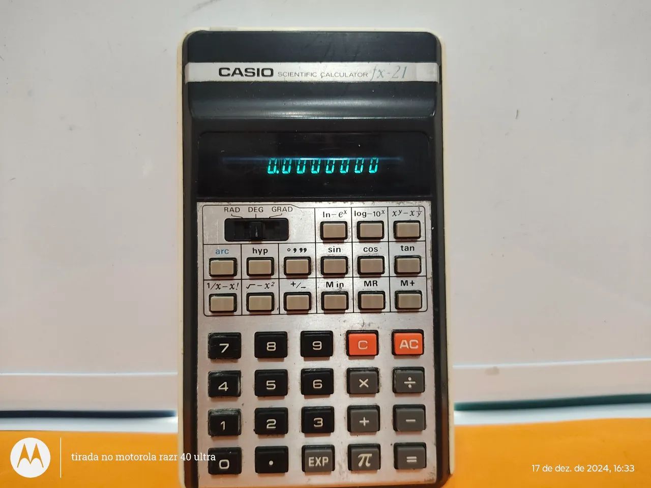 Calculadora Casio científica fx-21. Colecionador  - Foto 2