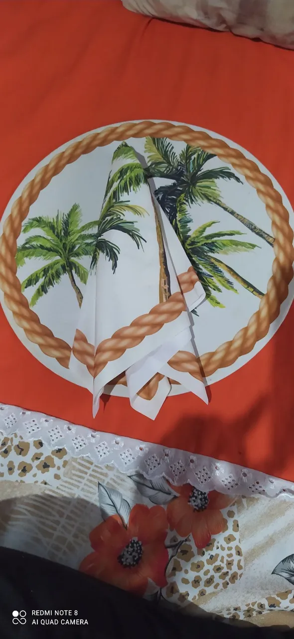 VENDA SOMENTE PRA CAMPOS DOS GOYTACAZES,Kit com 6 Supla com Estampa Tropical nunca usada