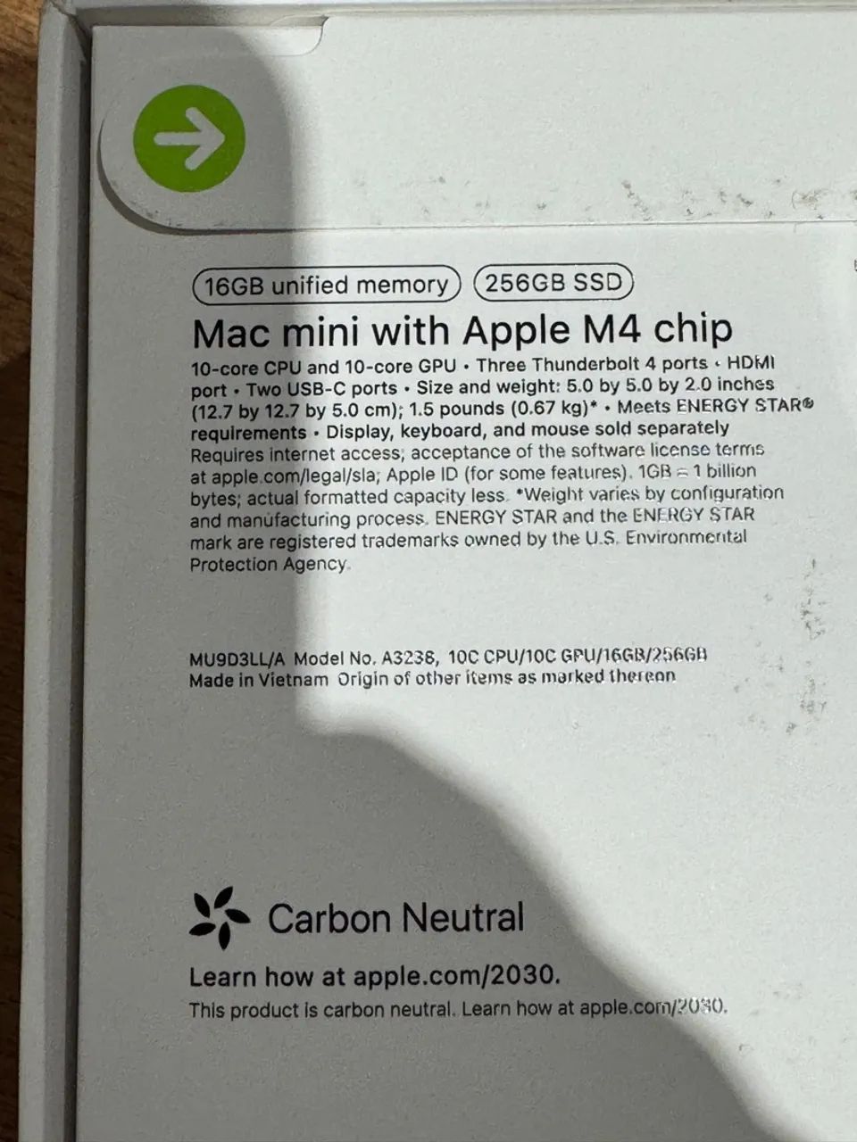 Mac Mini M4 16/256GB Apple - Novo na Caixa - Pronta Entrega