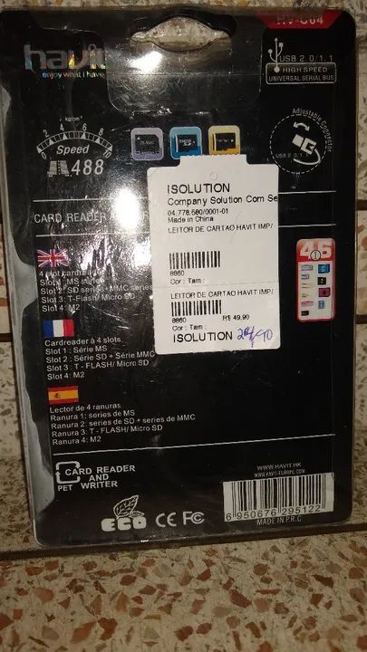 Leitor de Cartão Havit - Foto 2