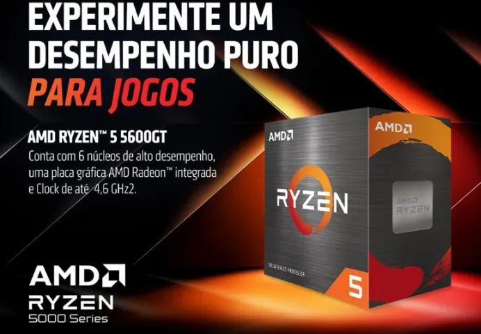 AMD Ryzen 5 5600GT Processor, 6-Core, 12-Threads, 3.6GHz (4.6GHz Turbo), 19MB Cache, AM464169988897283122
