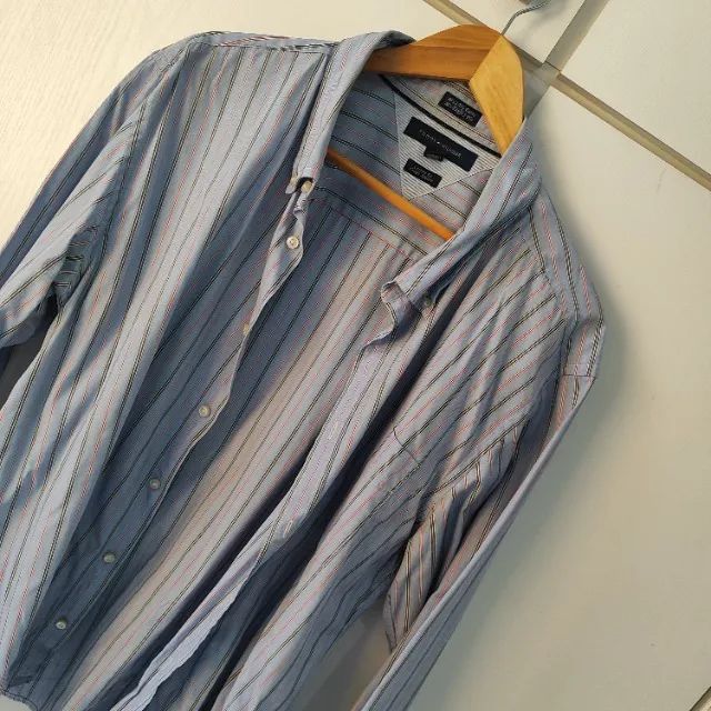 camisa mangas compridas tommy hilfiger - Foto 2