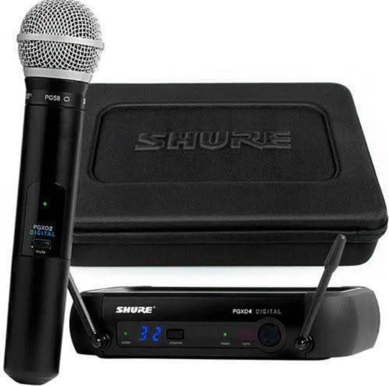Microfone Sem Fio Shure PGXD24 PG58 Digital