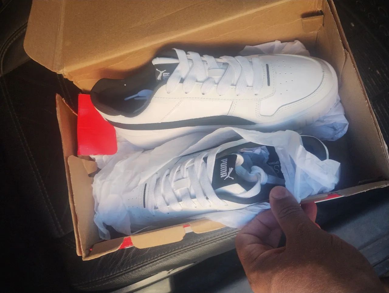 Tênis Puma Branco e Preto - Foto 2