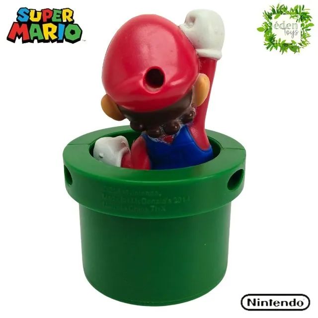 Boneco Super Mario - Mário saindo do cano (cód 042) - Foto 3
