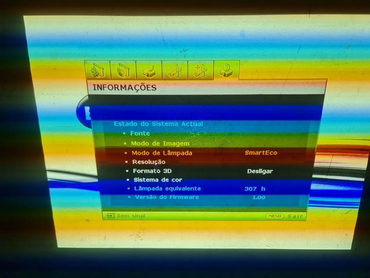 Projetor BenQ modelo MS524B - Ótima Qualidade de Imagem - Foto 5