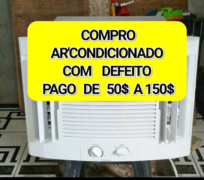 Ar Condicionado com Defeito pagou 100 a 150