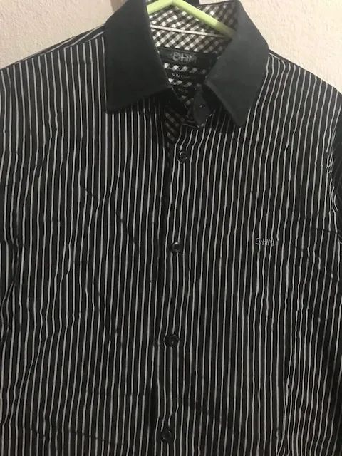 camisa social manga longa