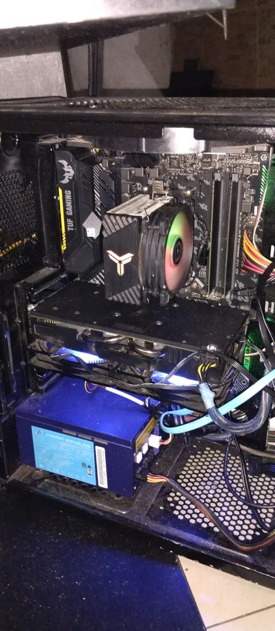 TROCO POR VIDEO GAME OU VENDO PC DDR4 24RAM TUFGAMING RX580 DRR5 8GB RYZEN 5-2400G  - Foto 2