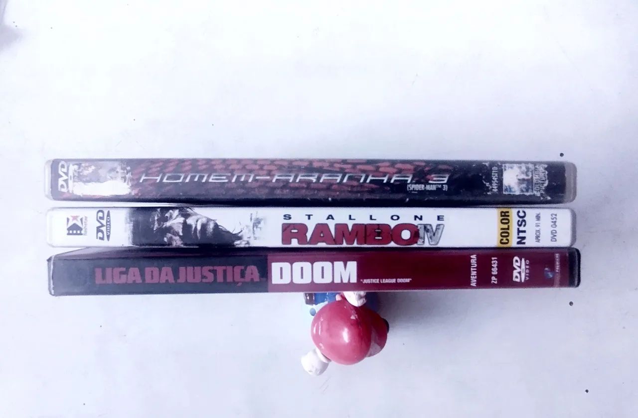 DVD LOTE RAMBO SPIDERMAN DOOM - Foto 4