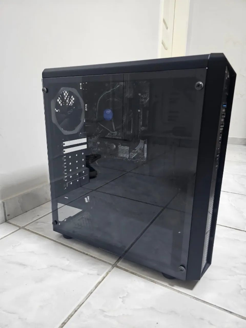 i3 10100f, placa mãe h410m-e, fonte 550w 80 plus e gabinete  - Foto 2