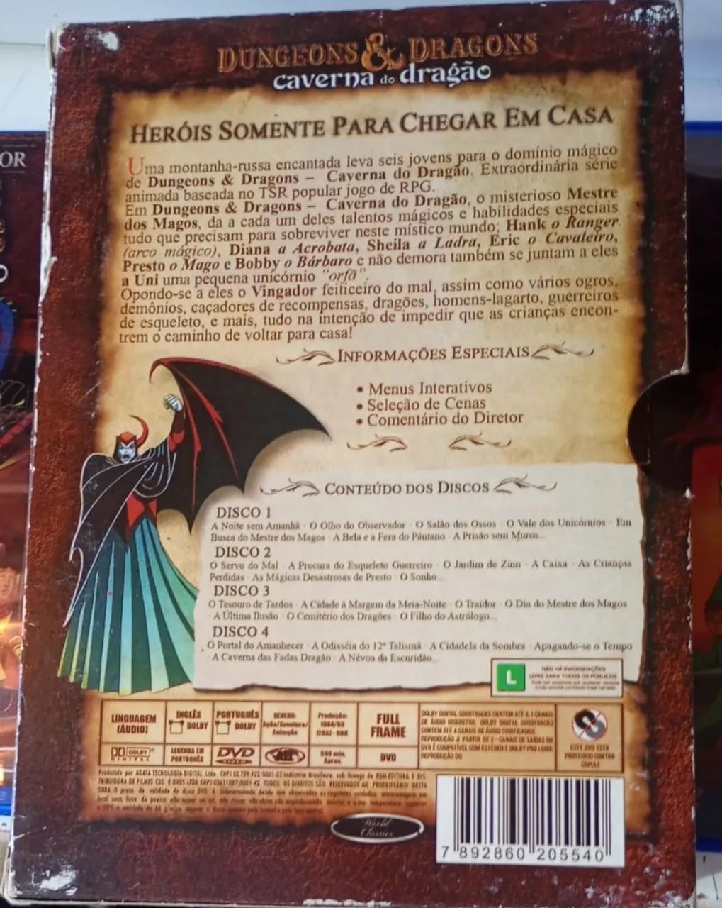 CAVERNA DO DRAGÃO - BOX DVD'S COLECIONADOR - Foto 2