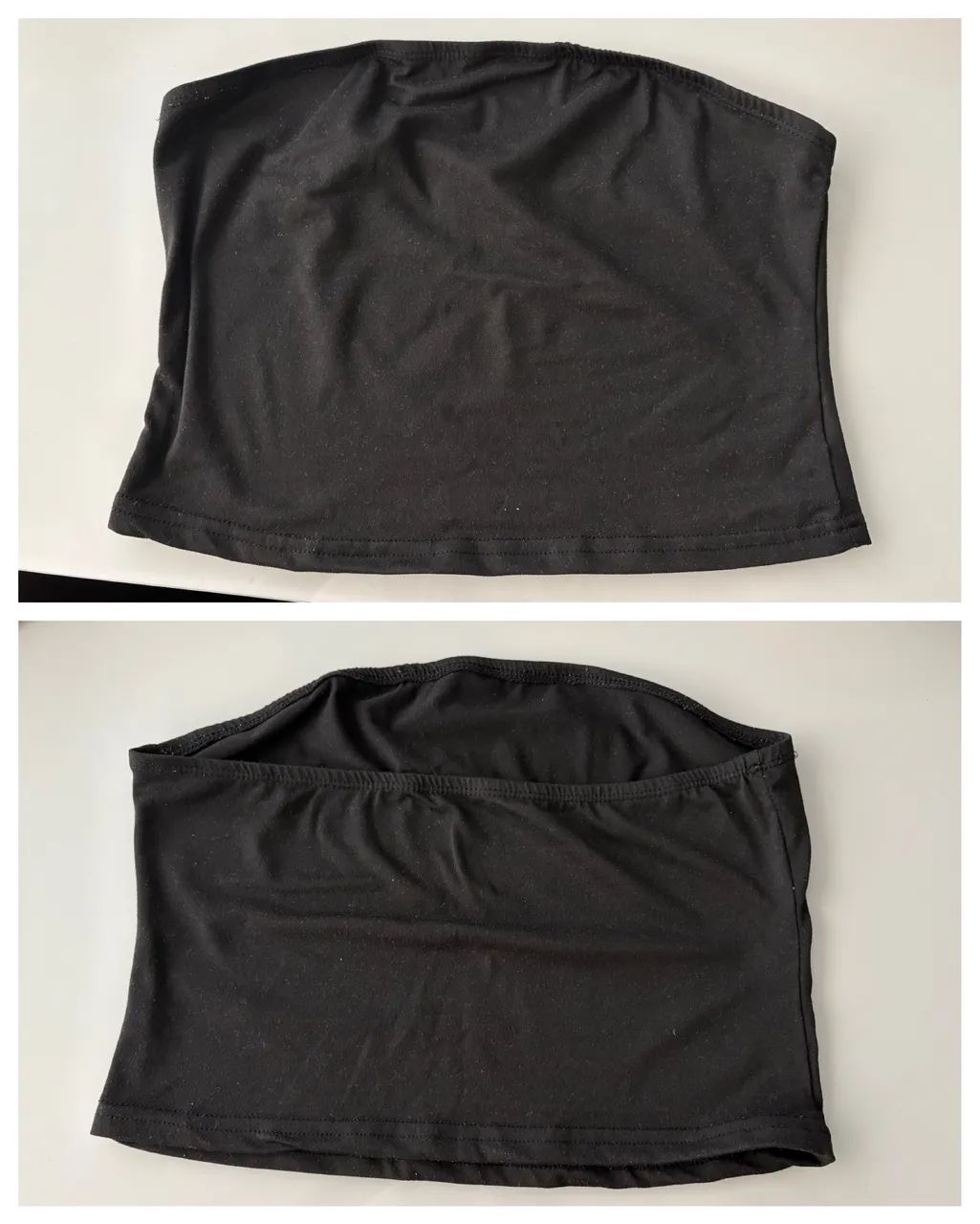 cropped  Shein Preto