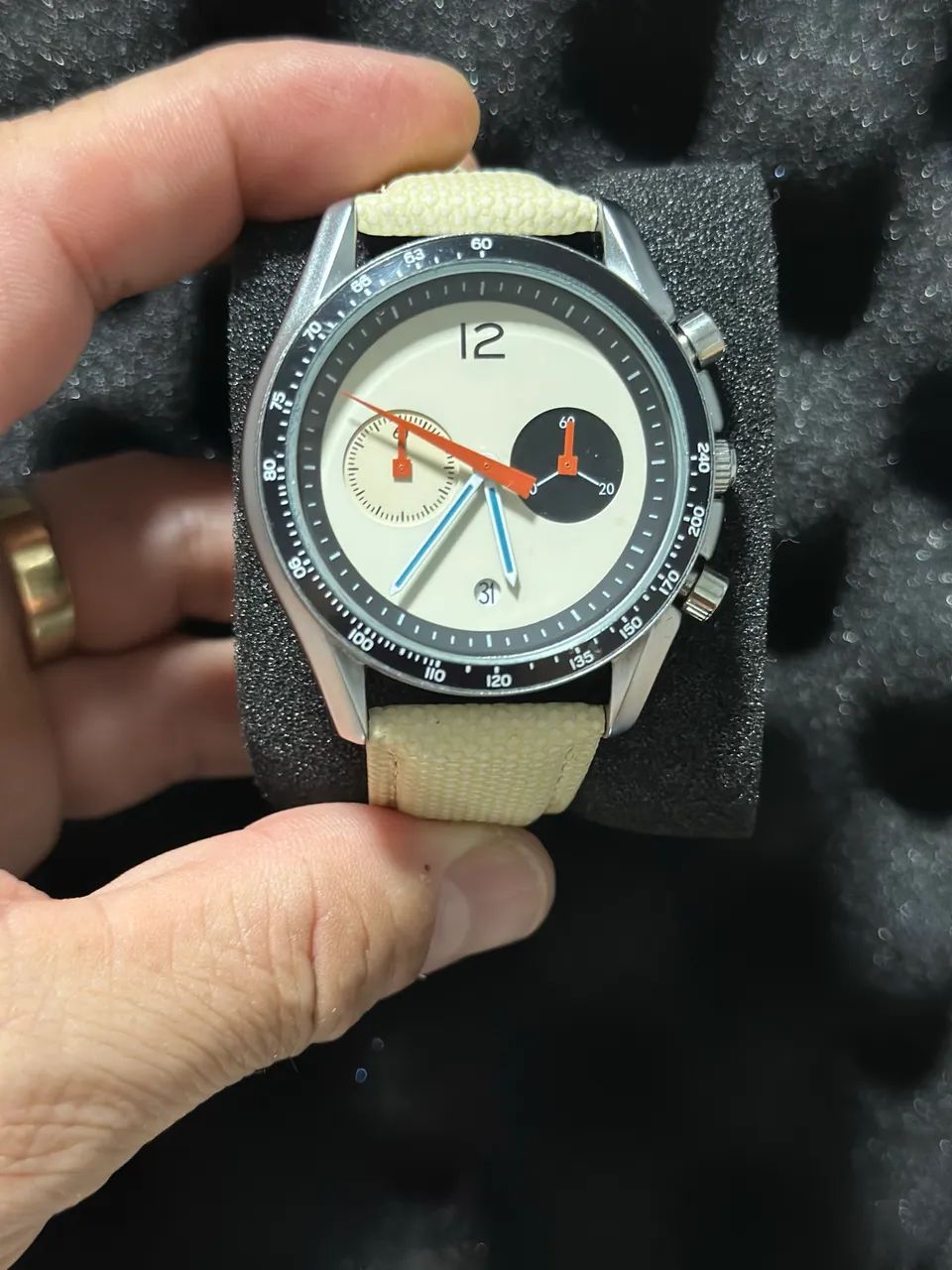 Relógio Ciloa Cronógrafo - Estilo Vintage Racing